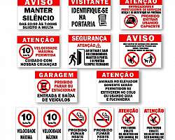 Comércio de placas de sinalização