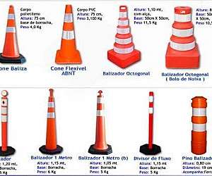 Cone de sinalização Cone de sinalização