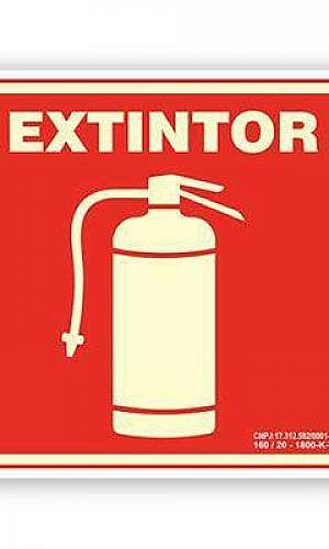 Placa de identificação de extintor de incêndio Placa de identificação de extintor de incêndio