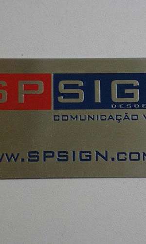 Placa de inox personalizada Placa de inox personalizada