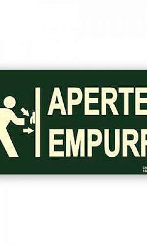 Placa de sinalização bombeiros rota de fuga Placa de sinalização bombeiros rota de fuga