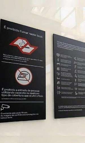 Placa de sinalização empresarial Placa de sinalização empresarial