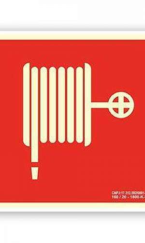 Placa fotoluminescente hidrante Placa fotoluminescente hidrante