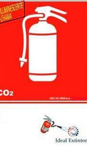 Placas de extintores fotoluminescente Placas de extintores fotoluminescente