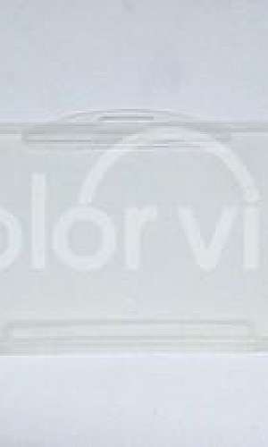 Porta crachá horizontal Porta crachá horizontal