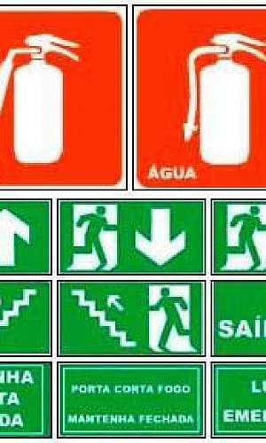 Sinalização de emergência contra incêndio Sinalização de emergência contra incêndio
