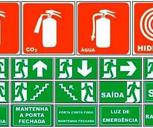 Sinalização de segurança contra incêndio Sinalização de segurança contra incêndio