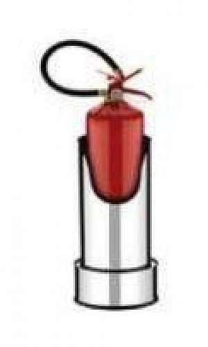 Suporte para extintor de incêndio Suporte para extintor de incêndio
